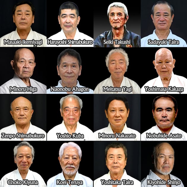 沖縄空手無形文化財保持者